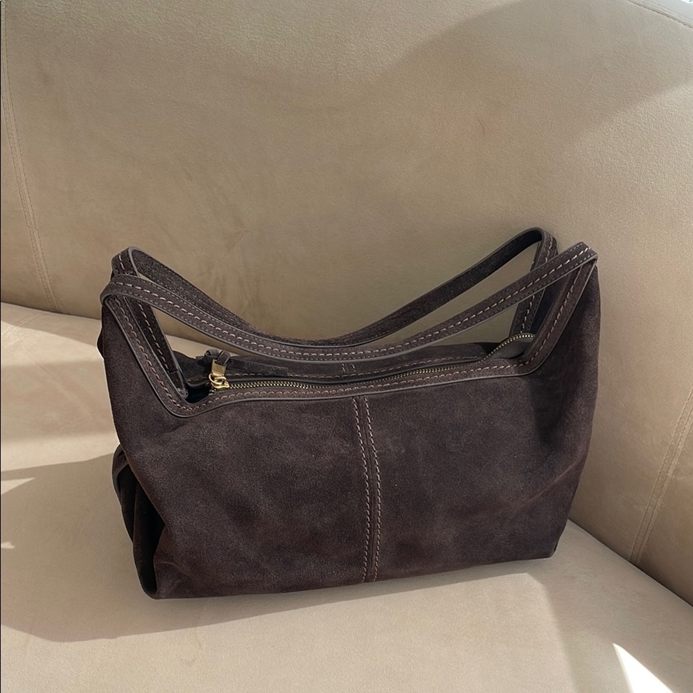 Brown Suede Women's Bag